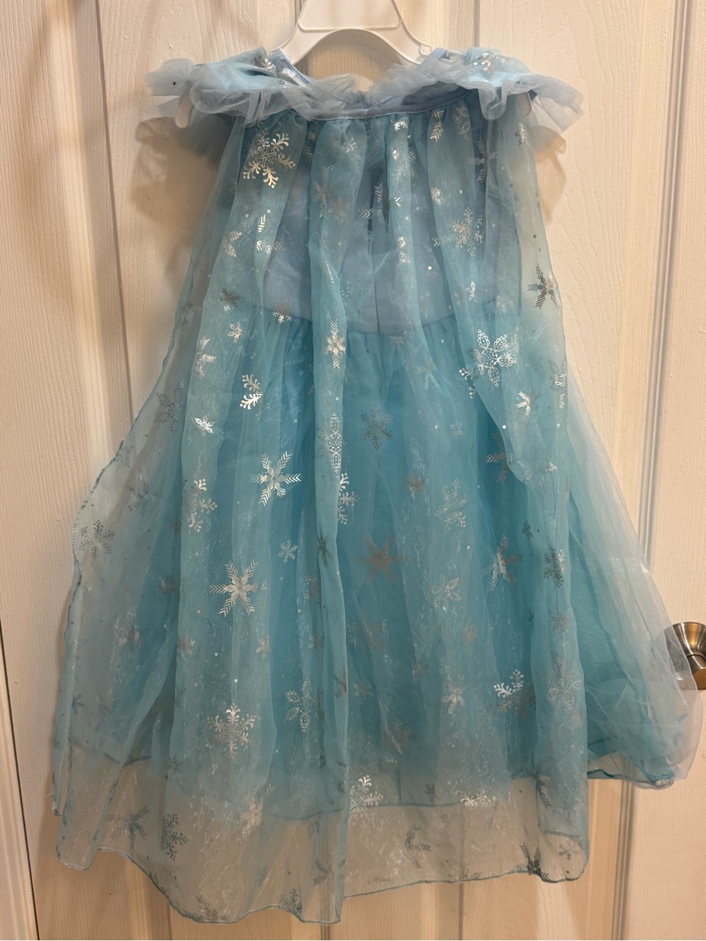 Blue Snowflake Princess Kids Costume Dress